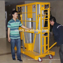 10-14m de mesa de elevador de alumínio automotor para armazém